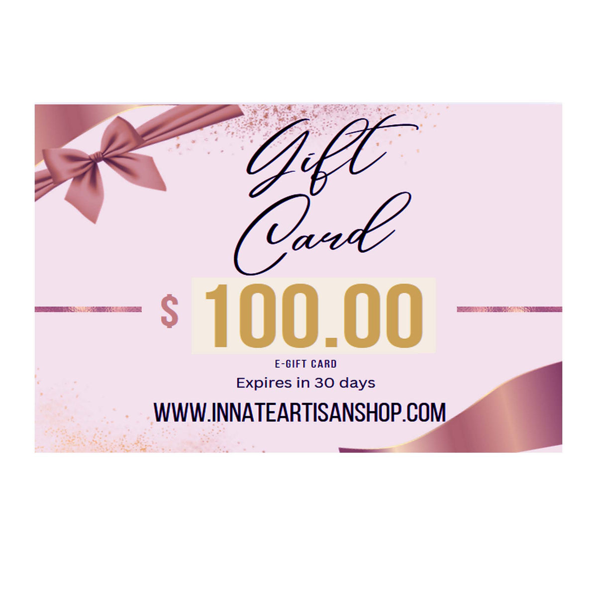 Innate Artisan Shop Gift card $25-$200 - Innate Artisan Shop