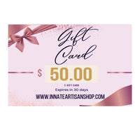 Innate Artisan Shop Gift card, giftcard, voucher, gift, ecard, shop online, giftcard for innate artisan shop, artisan, ethnic, Mexican gifts, Andean gifts