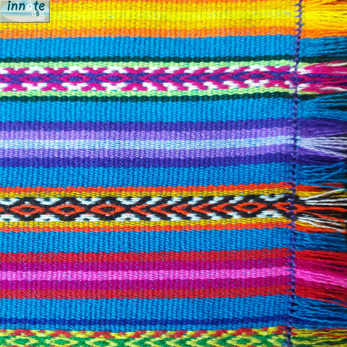 Mantel andino, mantel Peruano, Peruvian table runner, tablecloth, aguayo, blue turquoise