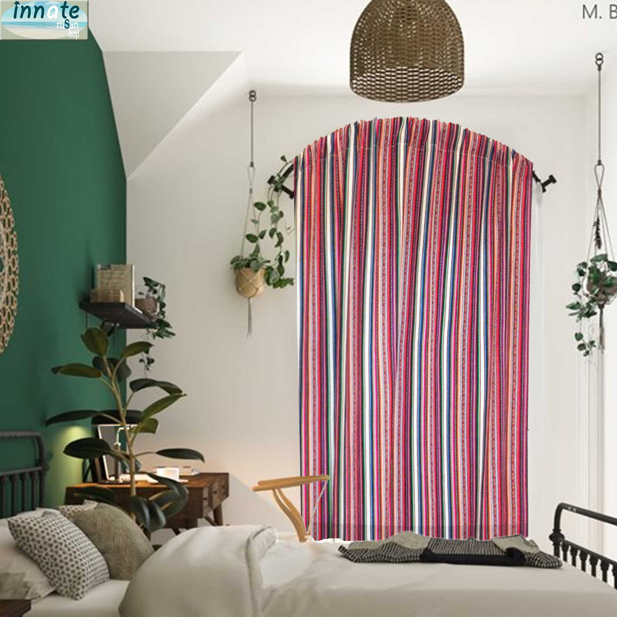 ethnic curtains, Cafe curtains,home office curtain,Andean curtains,grommet curtain,Peruvian curtains,South America,curtains,Aguayo curtains,white curtains,drapes window decor, cortinas peruanas. striped