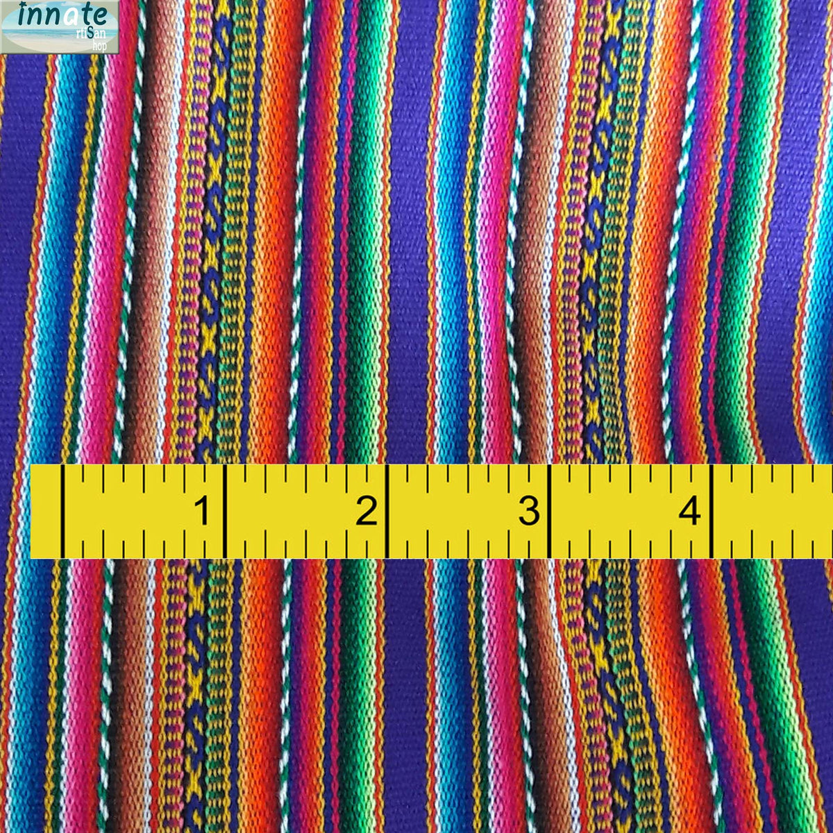 Andean fabric, purple, aguayo, peruvian fabric, by the yard, South America, Cusco fabric, artisan