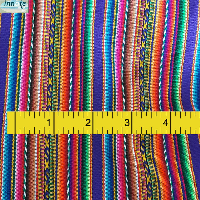 Andean fabric, purple, aguayo, peruvian fabric, by the yard, South America, Cusco fabric, artisan