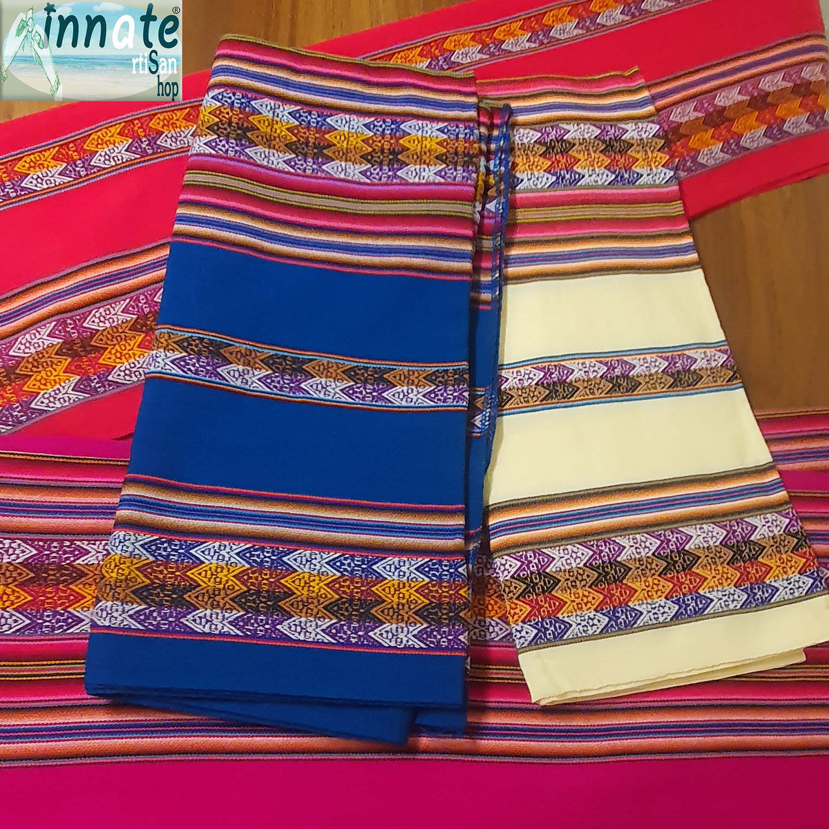 table topper, magenta, andean, Inca, South America, centro de mesa, tela, Andino, fuchsia