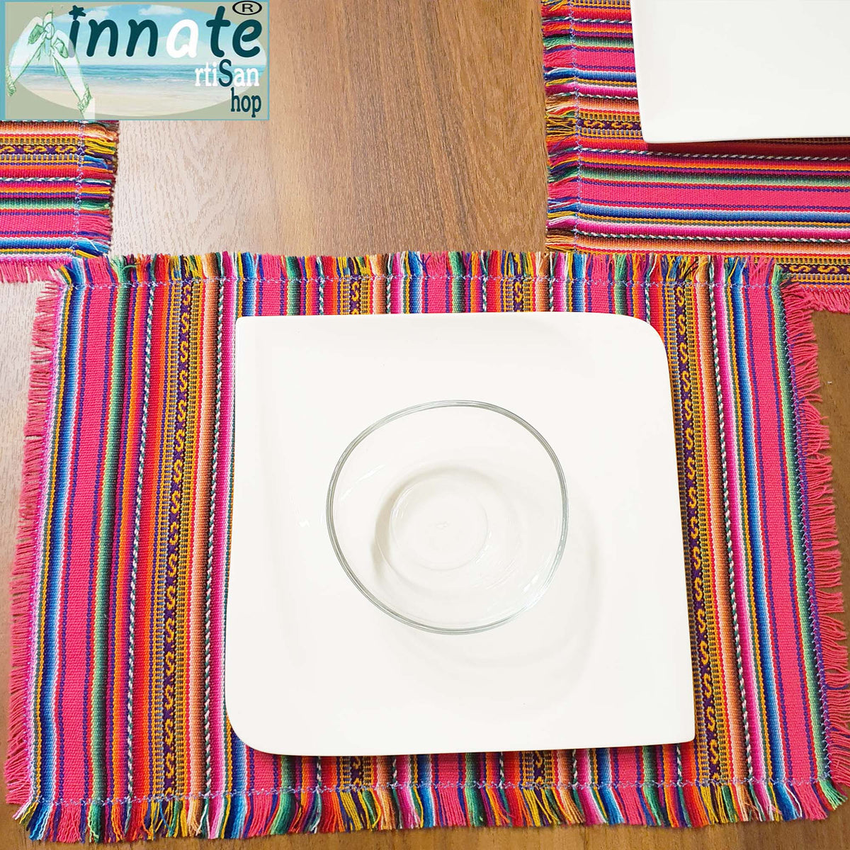 Peru decor,Inca,Peru placemats,Cusco decor,ethnic decor,Inca decor,hispanic linen,Peruvian placemats,placemats,ethnic placemats,artisan decor,Cusco placemat,Inca placemat, individuales peruanos, individuales Sud America, South American linen