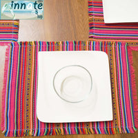 Peru decor,Inca,Peru placemats,Cusco decor,ethnic decor,Inca decor,hispanic linen,Peruvian placemats,placemats,ethnic placemats,artisan decor,Cusco placemat,Inca placemat, individuales peruanos, individuales Sud America, South American linen