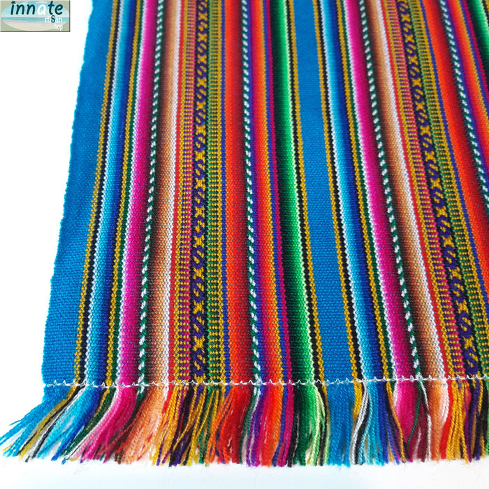 placemats, Andean, Peruvian, Aguayo, turquoise, dark turquoise, custom, non-skid, artisan, handmade, innate artisan shop