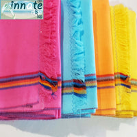 fiesta, table runners, jerga, rustic, vivid colors, yellow, turquoise, orange, fuchsia, pink, hot pink, caminos de mesa de jerga, rusticos, Mexican jerga fabric