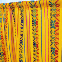 Mexican kitchen curtains, mustard, pastel orange, cortinas, Mexicanas, amarillas, a medida