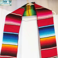 serape stole, Mexican serape stole, graduation stole, class of 2025, estola de sarape, estola mexicana, Mexican graduation sash, latino sash, latino estole, hispanic graduation stole, chicano graduation, clase 2025, estola graduación