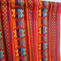 Mexican, valance, kitchen curtains, cafe curtain, red, woven, aztec, cortinas mexicanas, rojas, cambaya