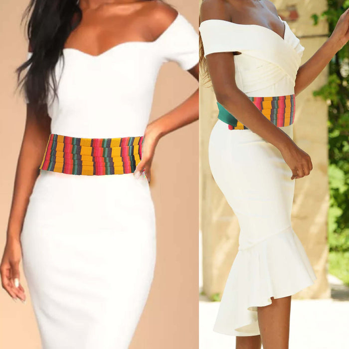 sash, serape, sarape, zarape, Mexican, woven, adjustable, pleated, adjustable, artisan, cambaya, rainbow