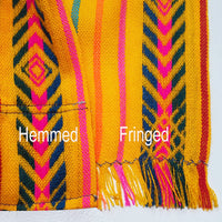 Mexican curtains, valance, kitchen curtain, cortinas para cocina, amarillas, mostaza, mustard, yellow, ethnic, Aztec, Maya