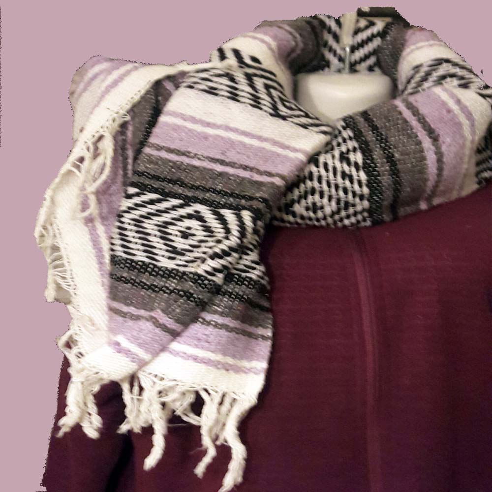 blanket scarf, warm, gift, boyfriend, falsa, falsa scarf, winter gift, Mexican scarf, Mexican blanket scarf