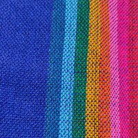 Fabric Royal blue, Mexican, woven, cambaya, by the yard