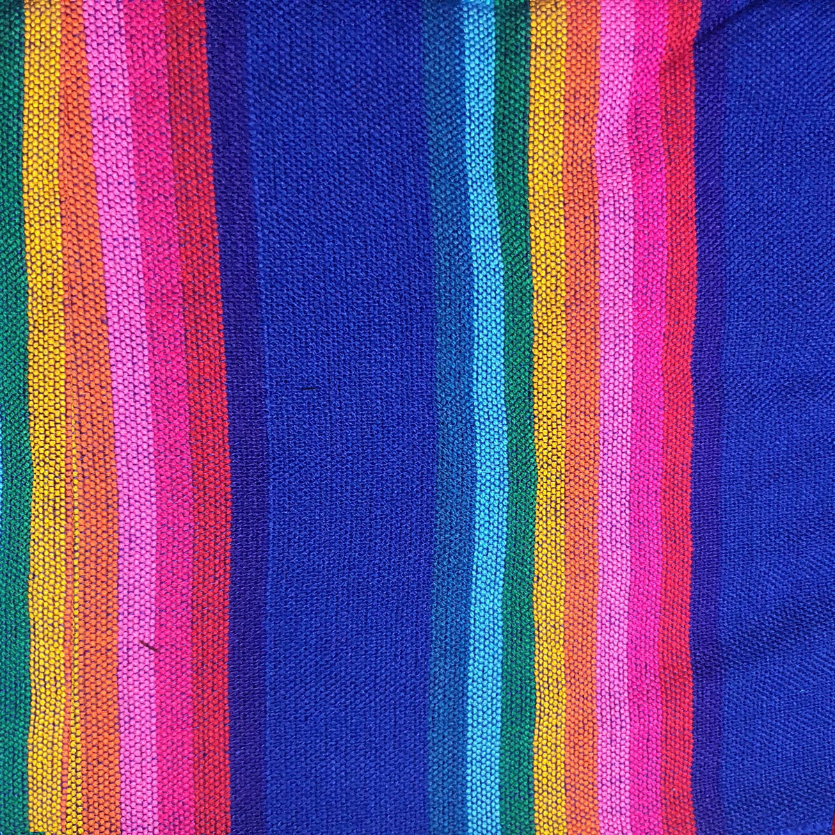 Fabric Royal blue, Mexican, woven, cambaya, by the yard