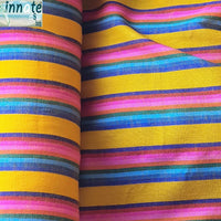 Mexican 9ft table runners, woven, ethnic, artisan, red, fuchsia, mango, yellow, purple, morado