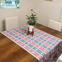 Mexican wedding, table runner, tablecloth, artisan, handmade, custom, Innate Artisan Shop, white table runner, Aztec, floral, cambaya