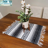 Blanket farmhouse table topper, rustic, Mexican, boho, centerpiece, ethnic, artisan