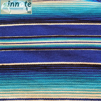 serape blanket, cobija sarape, royal blue, azul rey, full size, cama matrimonial, washable, recycled,, azules, unitono, unicolor