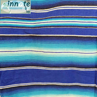 serape blanket, cobija sarape, royal blue, azul rey, full size, cama matrimonial, washable, recycled,, azules, unitono, unicolor