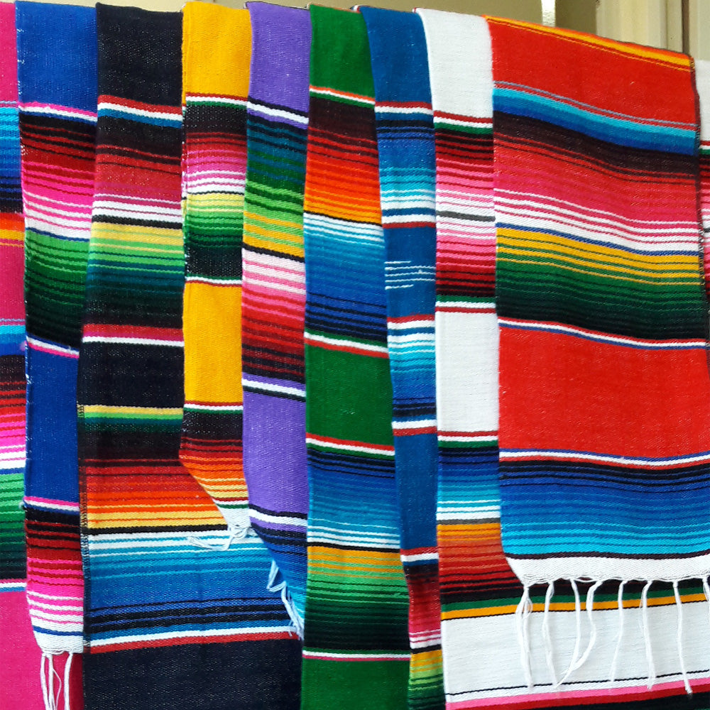 fiesta table runner, MExican fiesta, cinco de mayo, table runner, caminos de mesa, serape, sarape, pack, bulk, paquete de sarape, caminos
