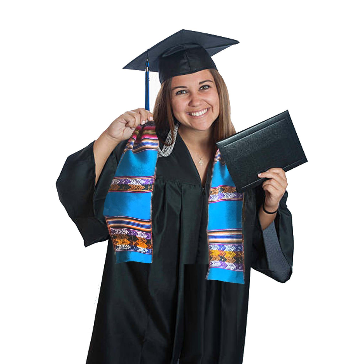 south america, graduation stole, andean stole, graduation, Aguayo stole, estola de graduado, estola para graduacion, Latino, hispano, Sud America