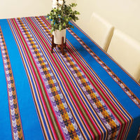 peruvian tablecloth, peruvian table runner, andean table runner, Inca, Peru, aguayo, linen, off-white, Peru