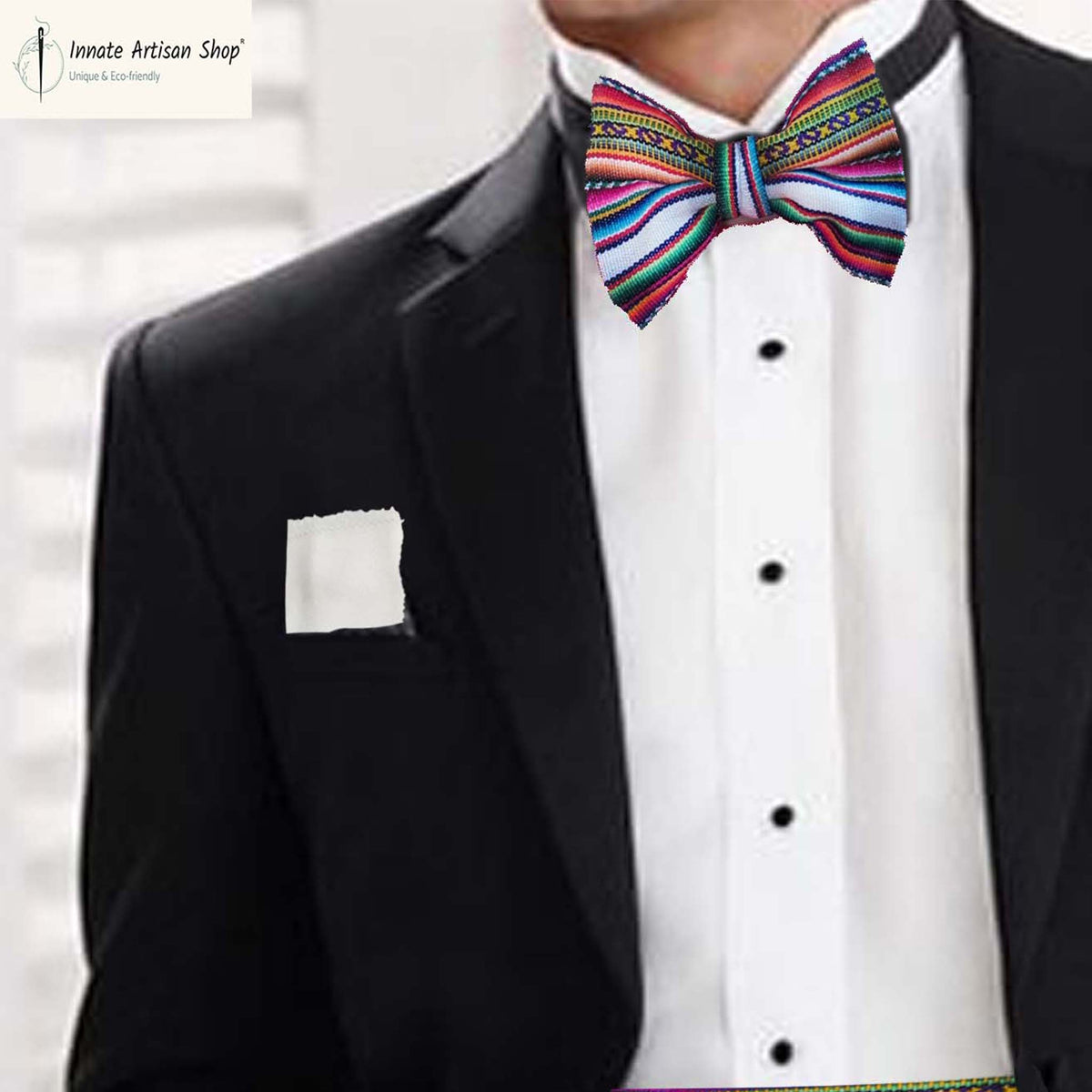 juego de faja y corbata, tuxedo, boda, XV años, quince años, formal, andino, Sud America, Latino, Hispano, bow tie, tuxedo, pre-folded, Peruvian, Andean, ethnic, unique