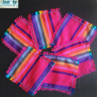 coasters, Mexican, fiesta, 5 de mayo, vivid colors, housewarming, cambaya coasters, artisan coaster