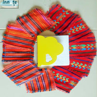 coasters, Mexican, fiesta, 5 de mayo, vivid colors, housewarming, cambaya coasters, artisan coaster