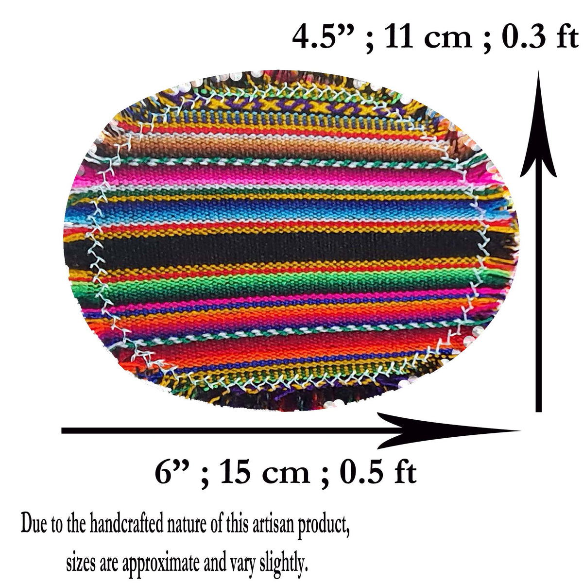 coasters, oval, round, andean, assorted, woven, non-skid, sets, gift, Inca design