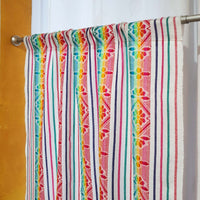 cortinas mexicanas, white valance, curtain, woven design curtains, cortinas Mexicanas, cortina cocina mexicanas, Mexican curtain, light curtains, valance curtain, custom made, a medida, cafe curtain