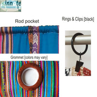 cortinas, peruanas, Cuzco, Andinas, Sud America, a medida, Aguayo, Inca, blanca, turquesa, marfil