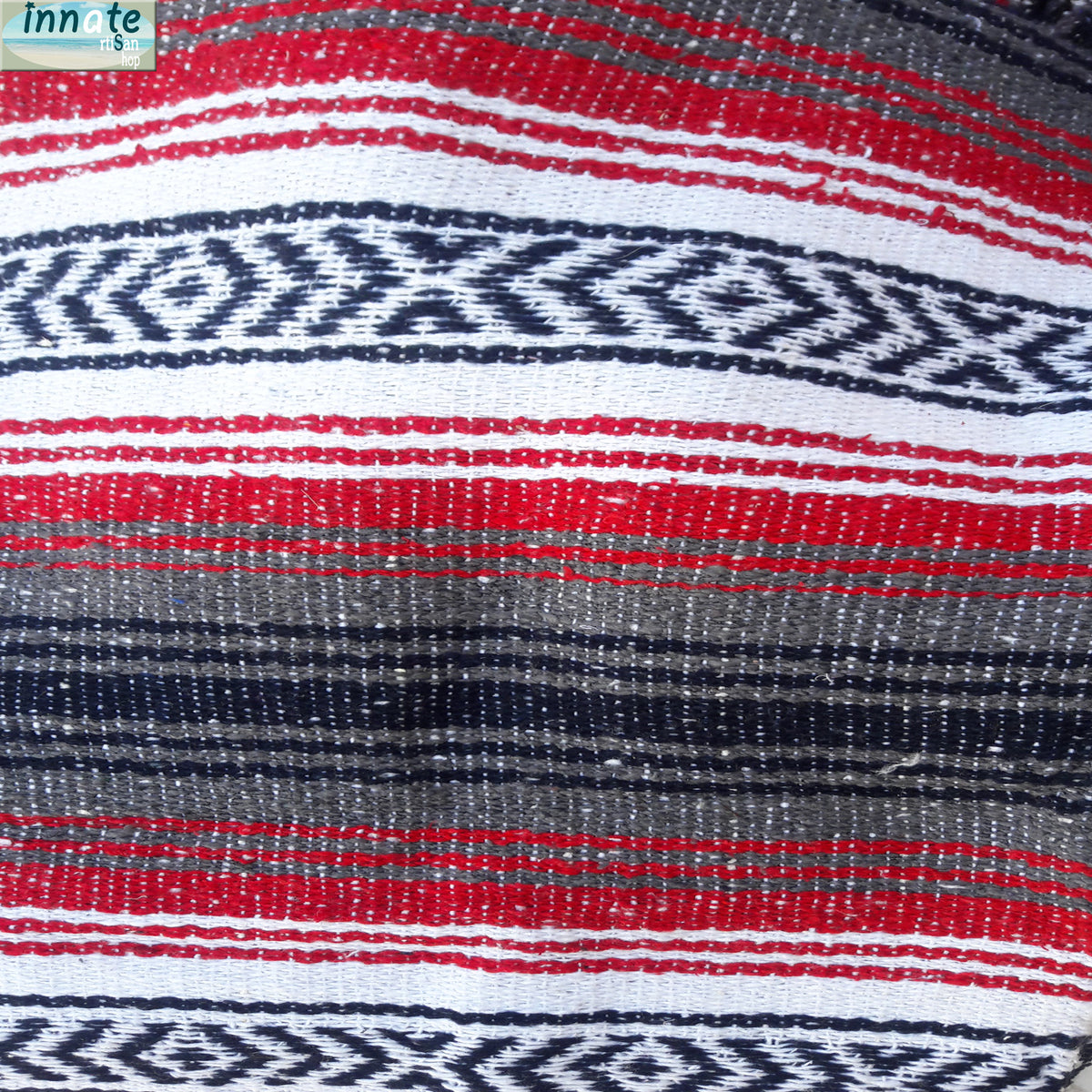 Rustic, table runner, Mexican, blanket, red, falsa, 6ft