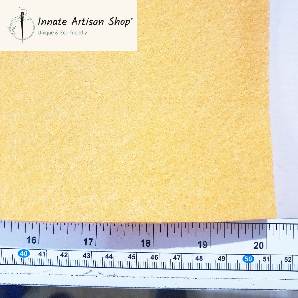 felt, fieltro, Unshrinkable,by the yard, narrow, 20 inch wide, yellow, orange, mango, marigold, naranja por metro, no se encoge, sintetico, synthetic