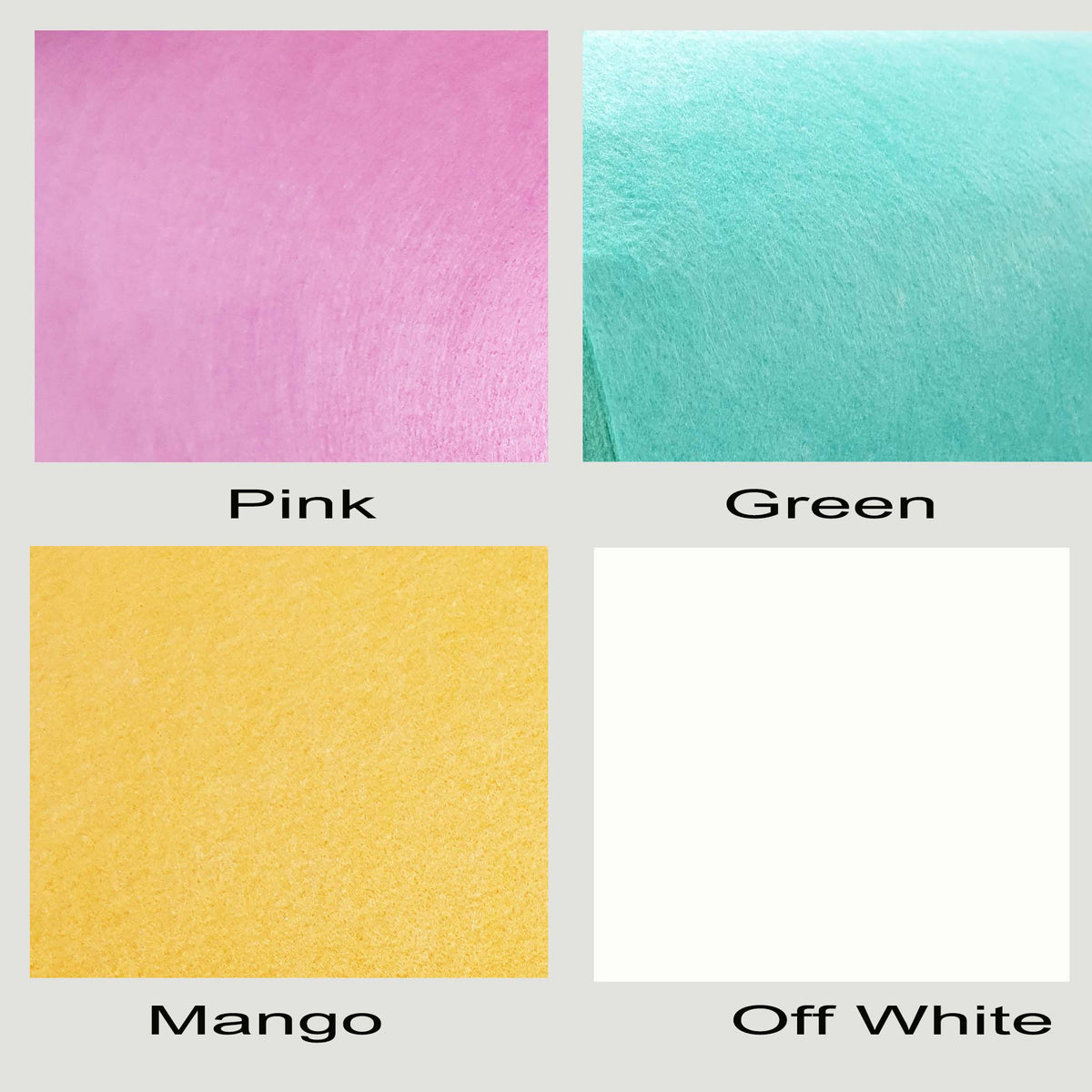 felt, fieltro, Unshrinkable,by the yard, narrow, 20 inch wide, yellow, orange, mango, marigold, naranja por metro, no se encoge, sintetico, synthetic