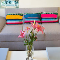 serape pillow, lumbar pillow, almohada de sarape, Mexican decor, Mexican pillow, housewarming gift, sarape, serape pillow, throw pillow