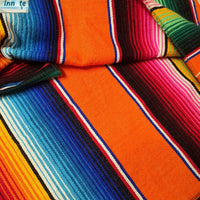 serape table runner, camino de mesa sarape, sarape, zarape, serape orange, sarape naranja, innate artisan shop