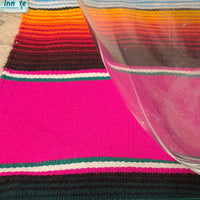 Mexican, table runner, serape, fuchsia, hot pink, 7ft, camino de mesa, Mexicano, sarape, zarape, fucsia, rosa, largo