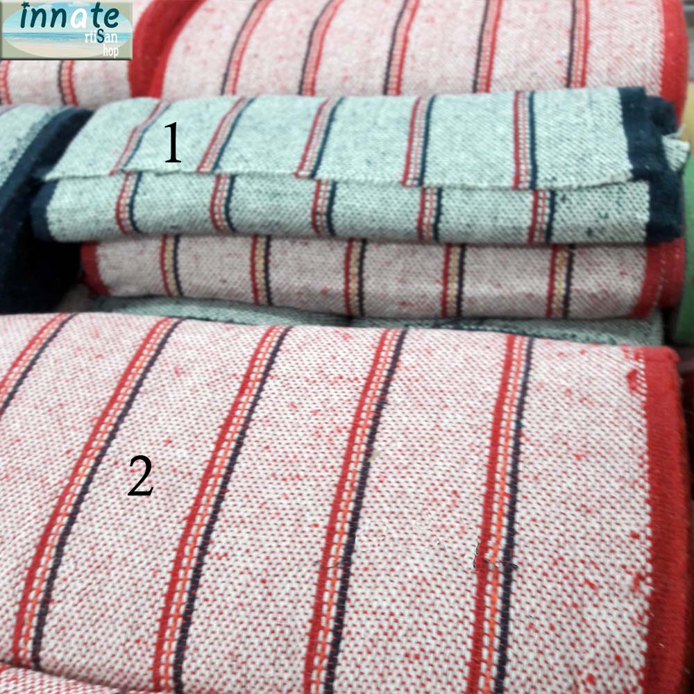 jerga, Mexican, by the yard, red, blue, rustic jerga, kitchen rag, Mexican jerga, rustic Mexican fabric