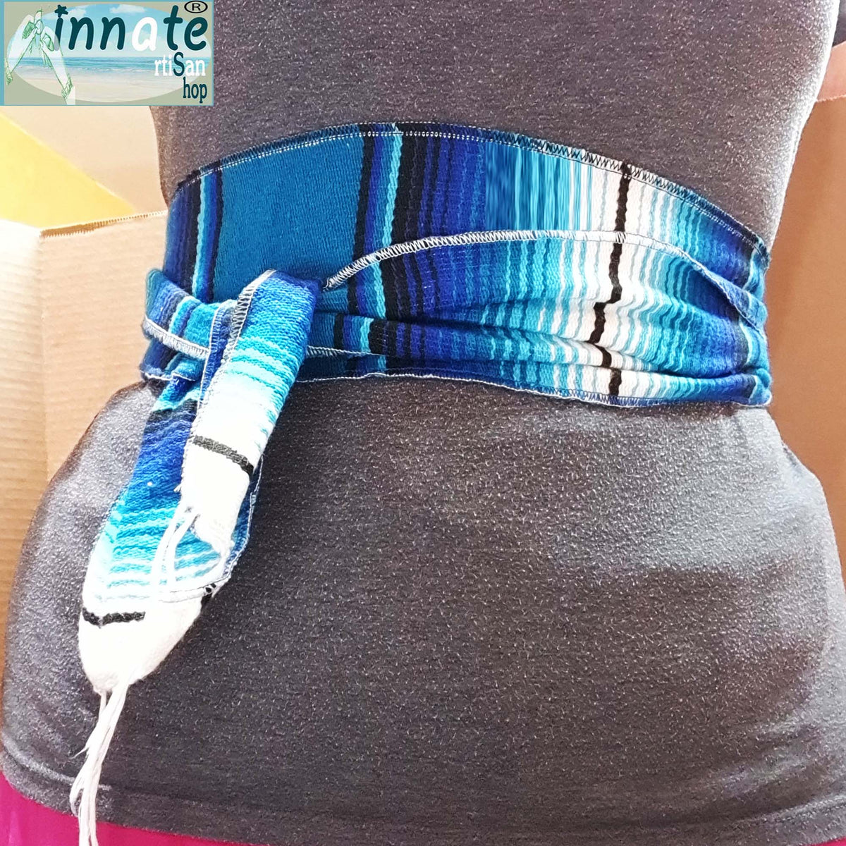 serape sash, sarape, purple sash, royal blue sash, beige sash, turquoise sash, Mexican sashes, Mexican serape belt