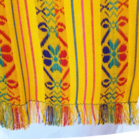 valance, Mexican, kitchen, marigold, woven, cambaya, custom, floral, fringes