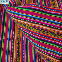 Andean fabric by yard, Peruvian fabrics, aguayo by the yard, tela peruana, por metro, color magenta, dark pink fabric, South America fabric, Cusco, Cuzco, magenta aguayo