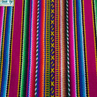 french door curtain, door curtain, door window curtain, privacy curtain, door window, door curtain, Andean, South America, Aguayo, stripped, magenta,