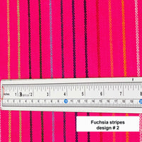Oval reversible, placemats, Mexican, cambaya, woven fabric, washable, artisan, black placemats, fuchsia, manteles individuales Mexicanos, cambaya