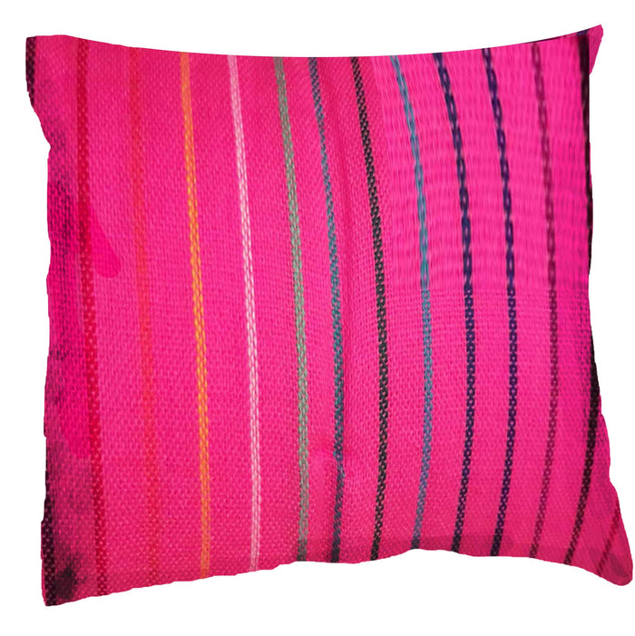 Mexican, pillows, throw pillows, Aztec, Mayan, Mexico, cambaya, cojines mexicanos, cambaya, artesanos, artisan, woven, Mexican throw pillow, hot pink, fucsia