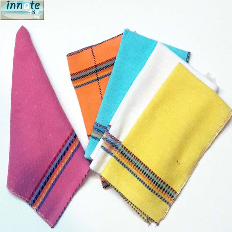 Mexican napkins, jerga, jerga napkins, linen, bright colors, cloth napkins, rustic napkins, yellow, pink, orange, turquoise, blue, white