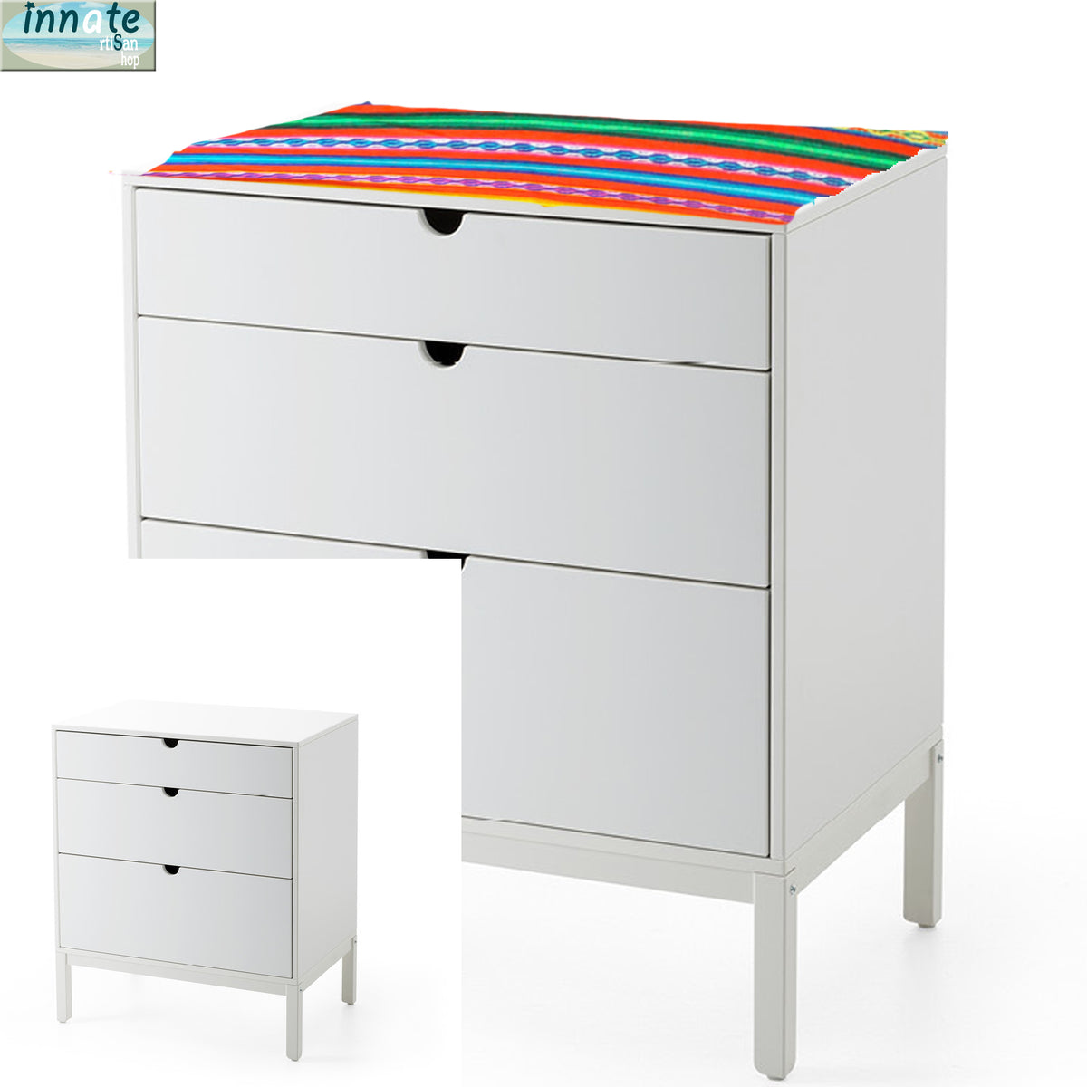 Nightstand, Dresser, vanity , foyer runners, tablecloths mini, custom small table runner, Mexican custom table runner, tablecloth