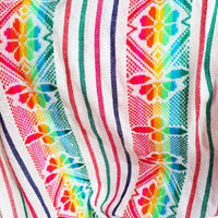 reboseo, rebozo, shawl, Mexican, artisan, woven, cambaya, rebozos Mexicanos, Mexican pashmina, fuchsia, orange, white, black