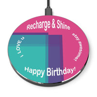 Customizable Wireless charger, quality aluminum casing